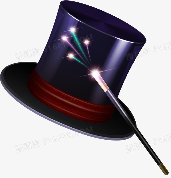 精致的魔术帽免费下载 光芒 光线 狂欢节海报 帽子 魔术棒 魔术帽 狂欢节海报