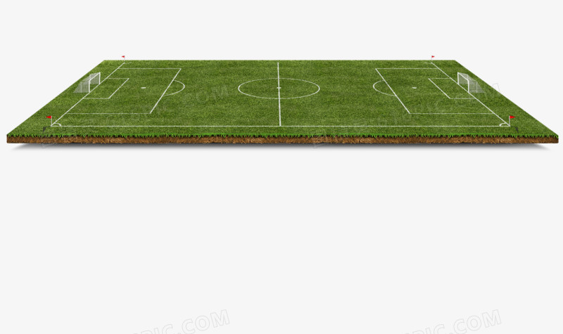 足球场地装饰图