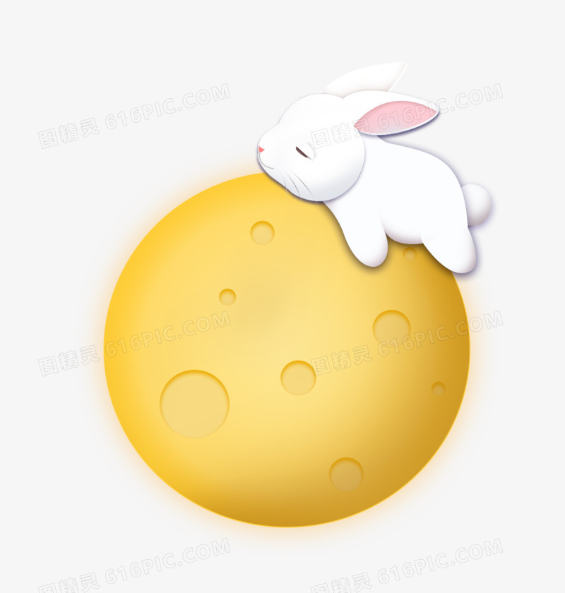 中秋节月亮上的兔子