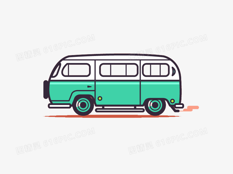 卡通公交车