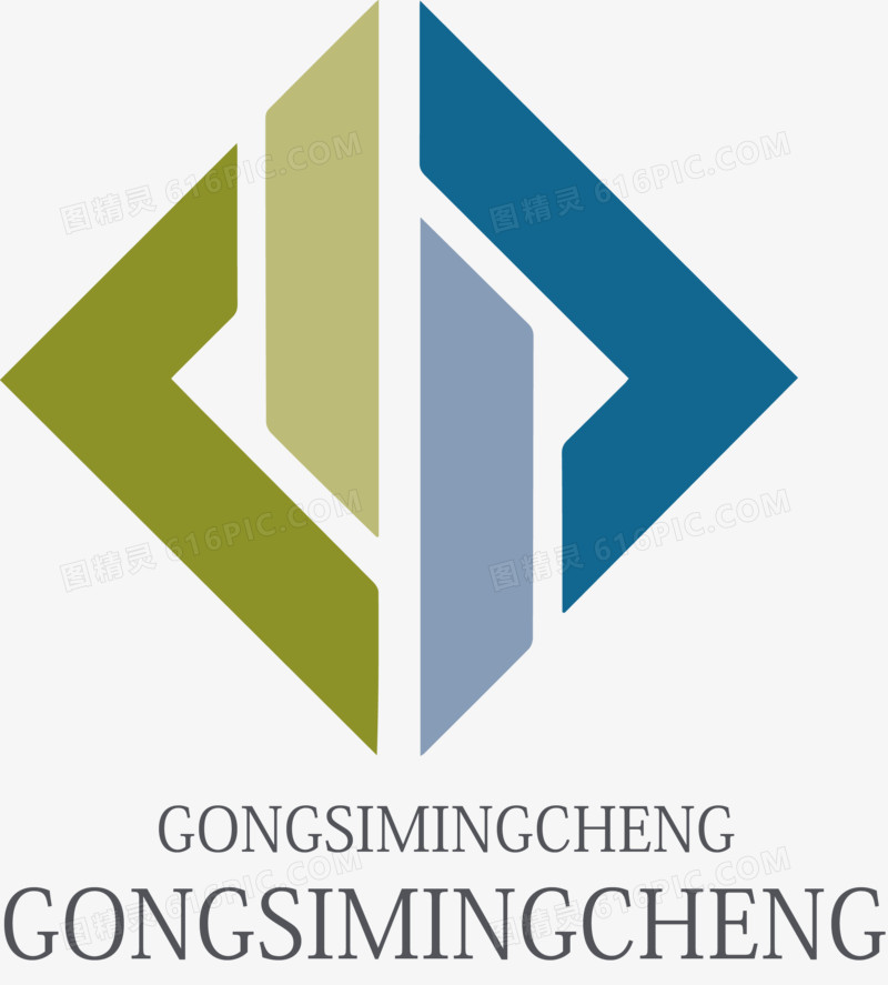 矢量菱形logo