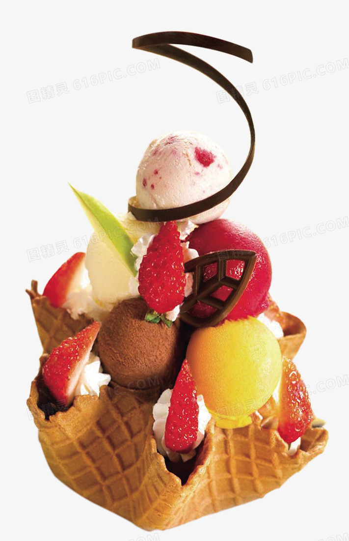 手绘饮料素材饮料素描 冰淇淋甜品