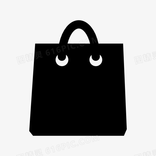 购物袋符号图标