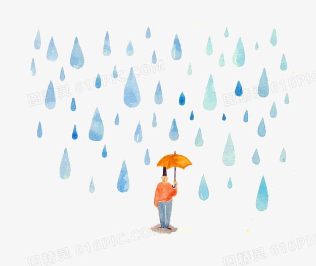 下雨了