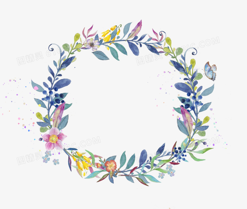 树叶花环
