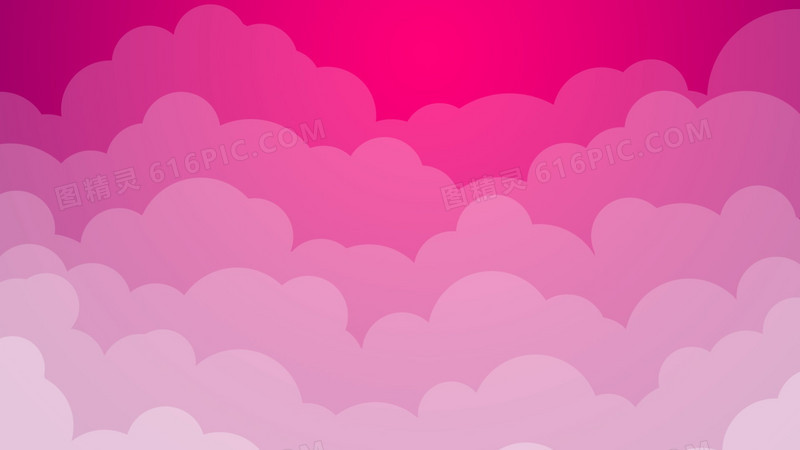 粉红色云彩高清壁纸背景