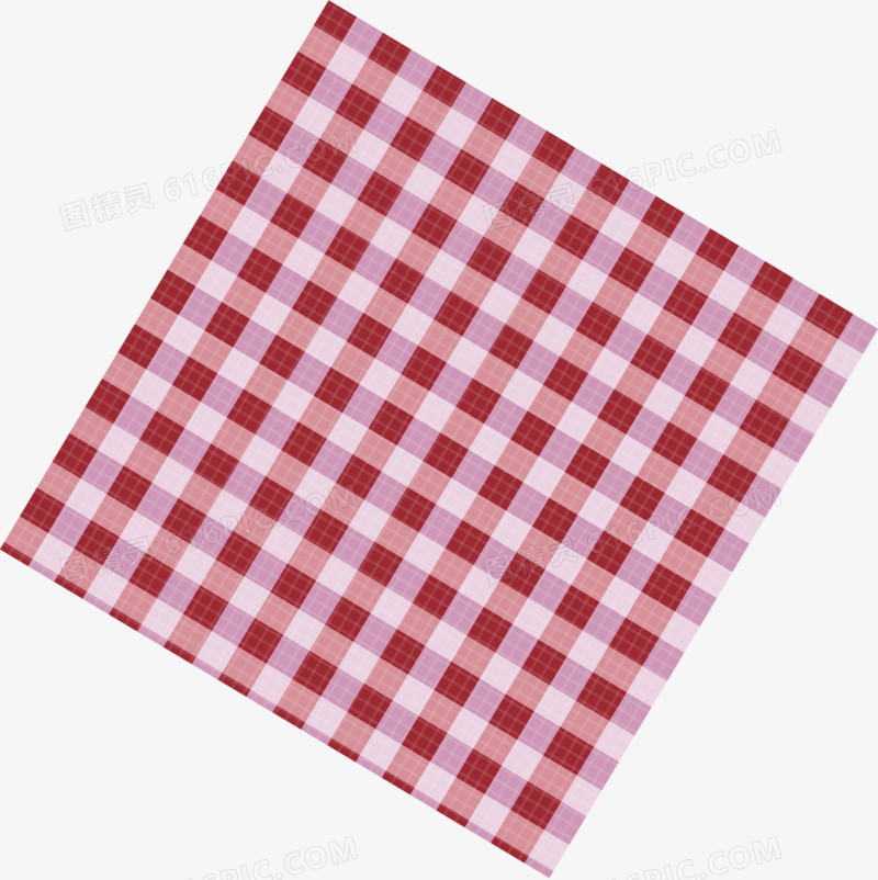红白方格子桌布