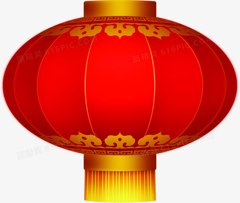 红色中国风灯笼国庆