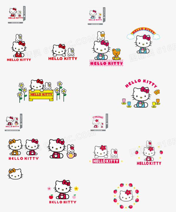 HelloKitty卡通矢量图