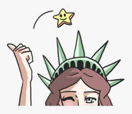 卡通版美国自由女神