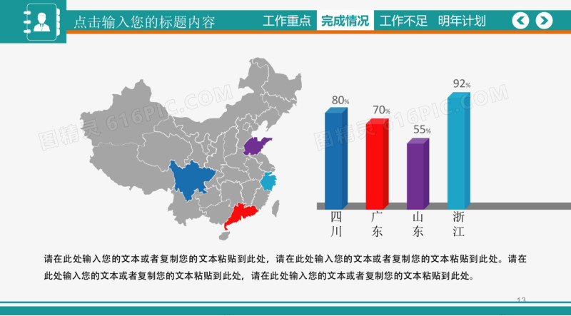 区域占比柱形图.