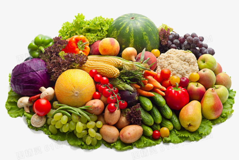 3d水果卡通水果素描 新鲜水果 蔬菜