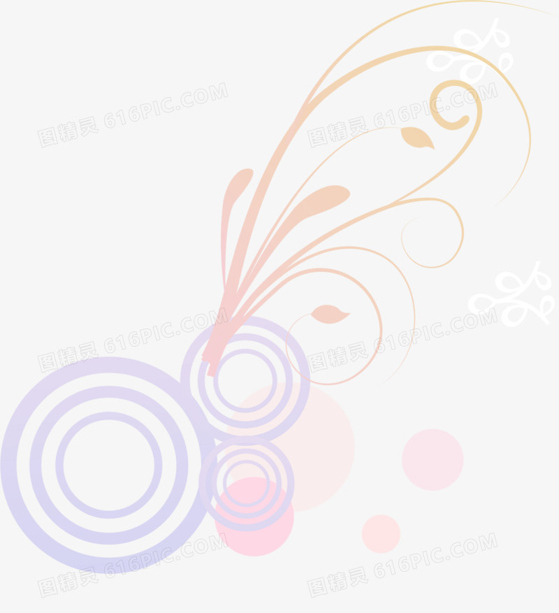 潮流花纹