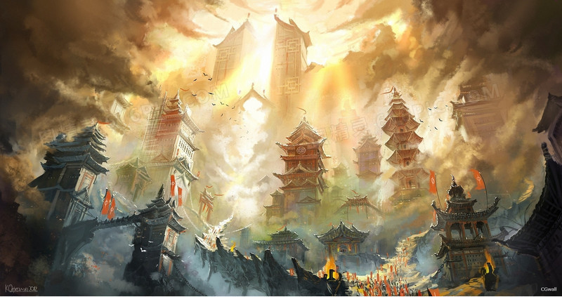魔幻大会宝塔旗帜