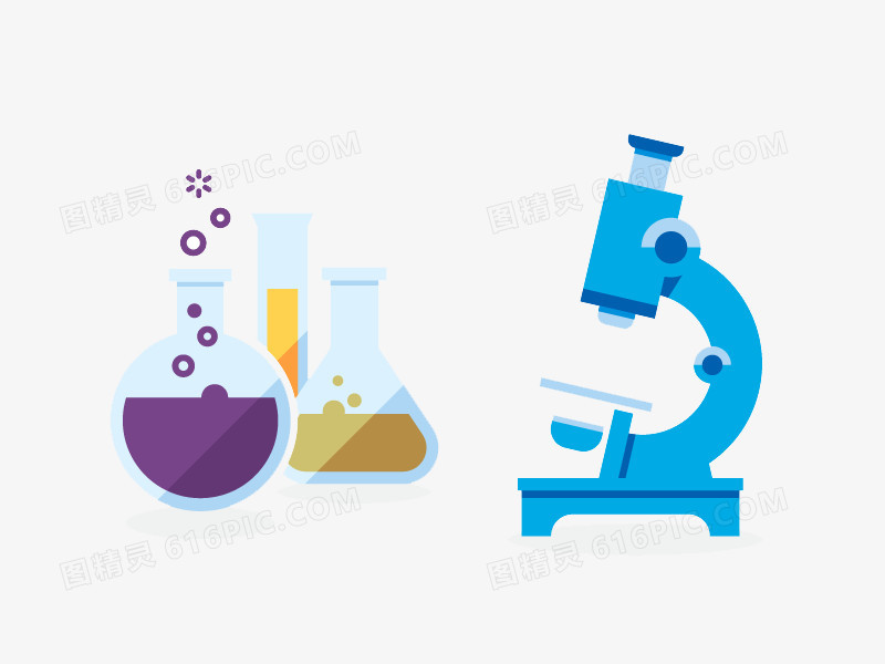 扁平化实验室素材