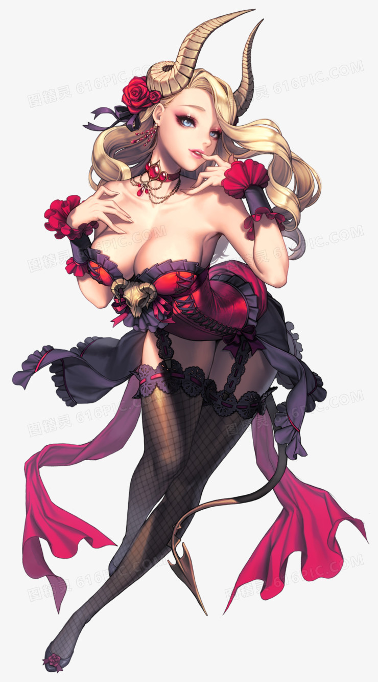 妩媚少女