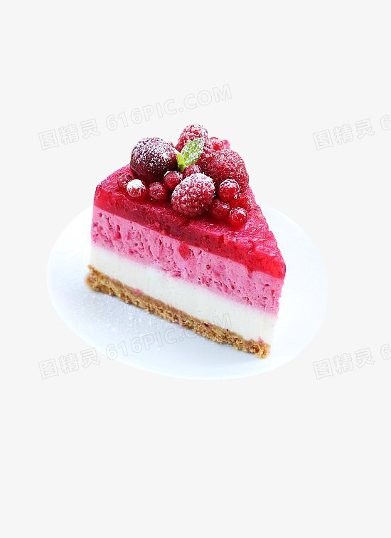 桑椹草莓樱桃蛋糕