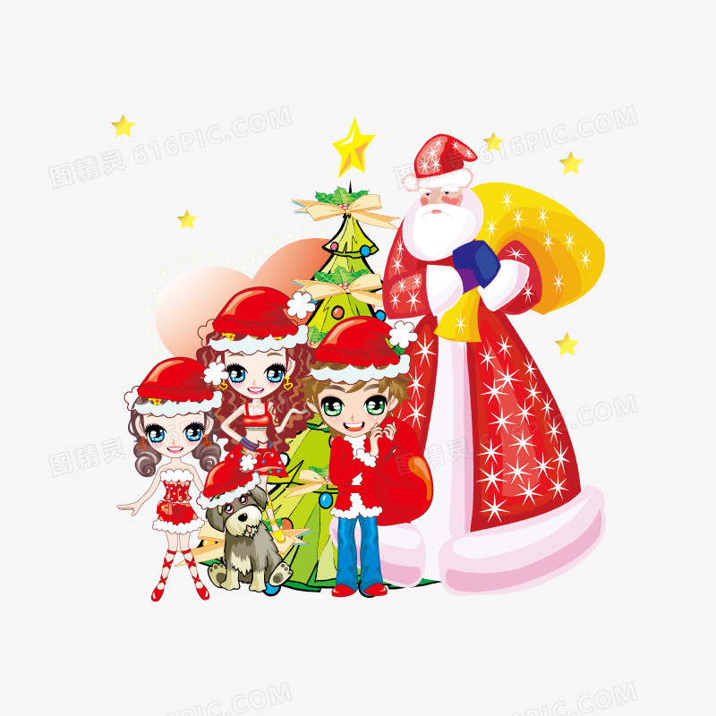 圣诞老人和小孩