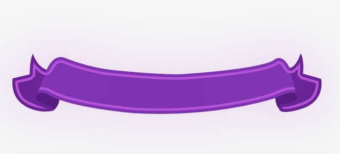 紫色精美丝带