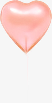粉色浪漫唯美爱心气球