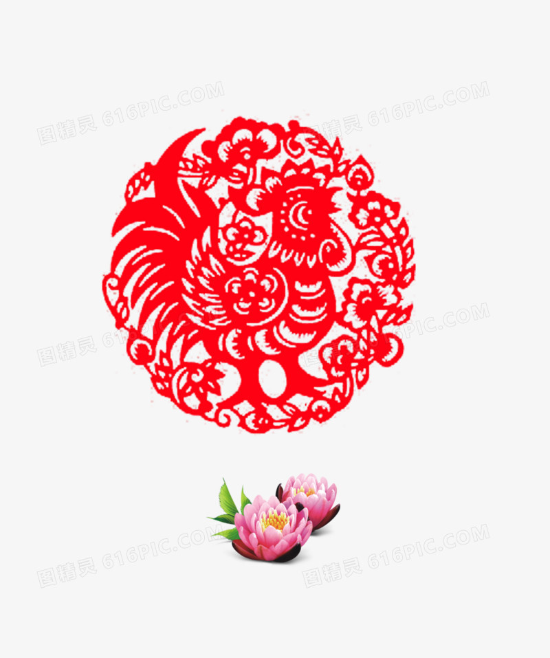 剪纸新年素材
