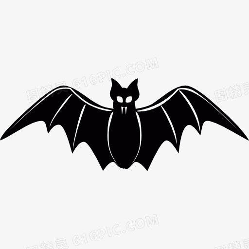 正面的蝙蝠图标