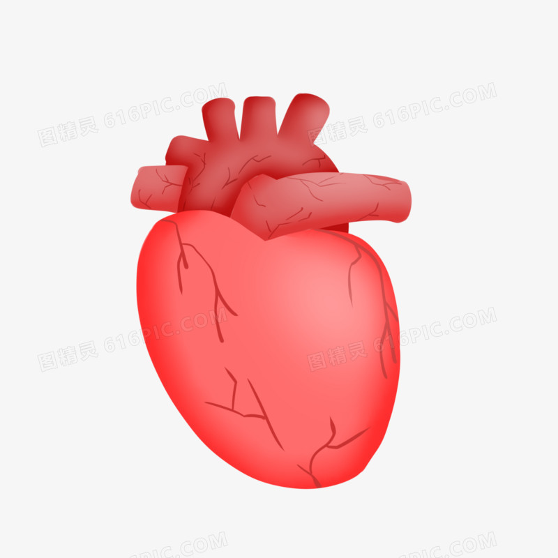 卡通手绘创意心脏元素