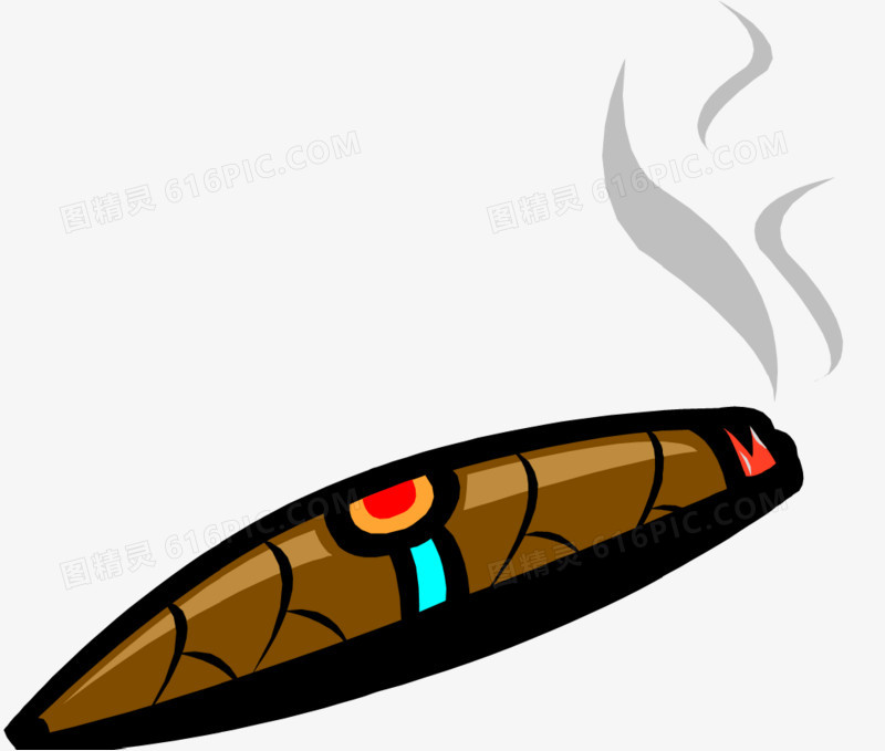 香烟雪茄手绘
