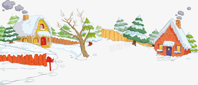 冬天雪景