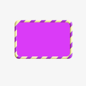 紫色卡通电商边框