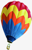 彩色卡通美丽热气球