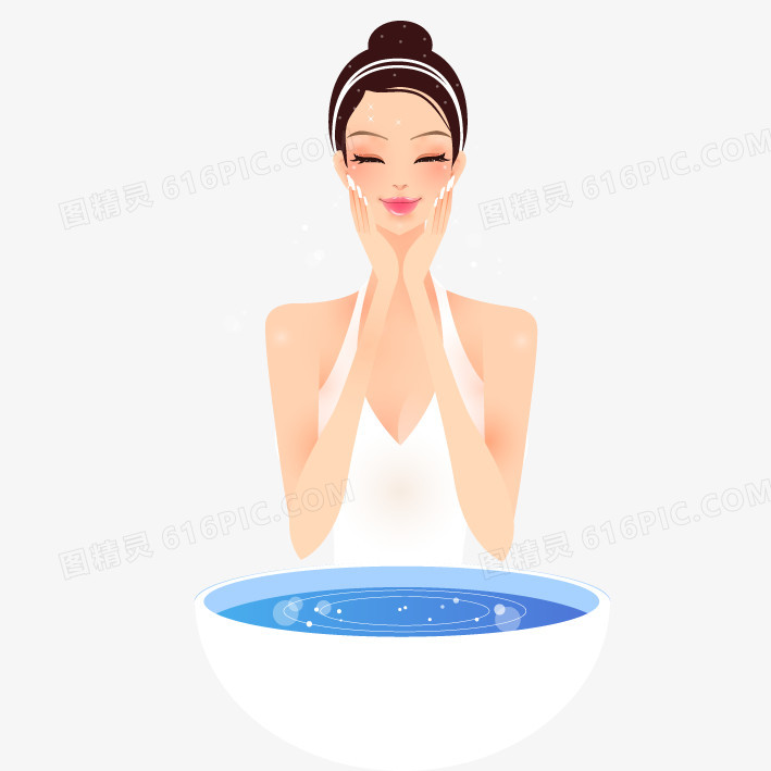 手绘美女