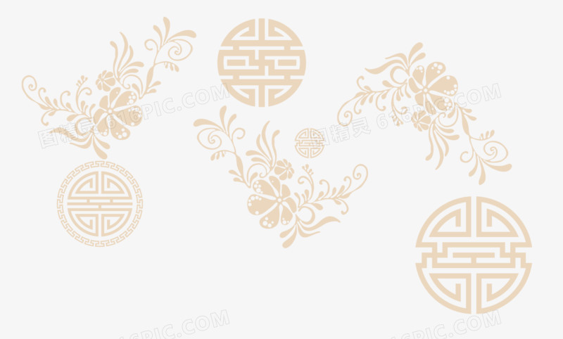 国庆节花纹