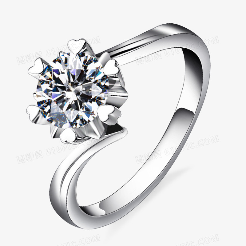 钻戒钻石结婚戒指