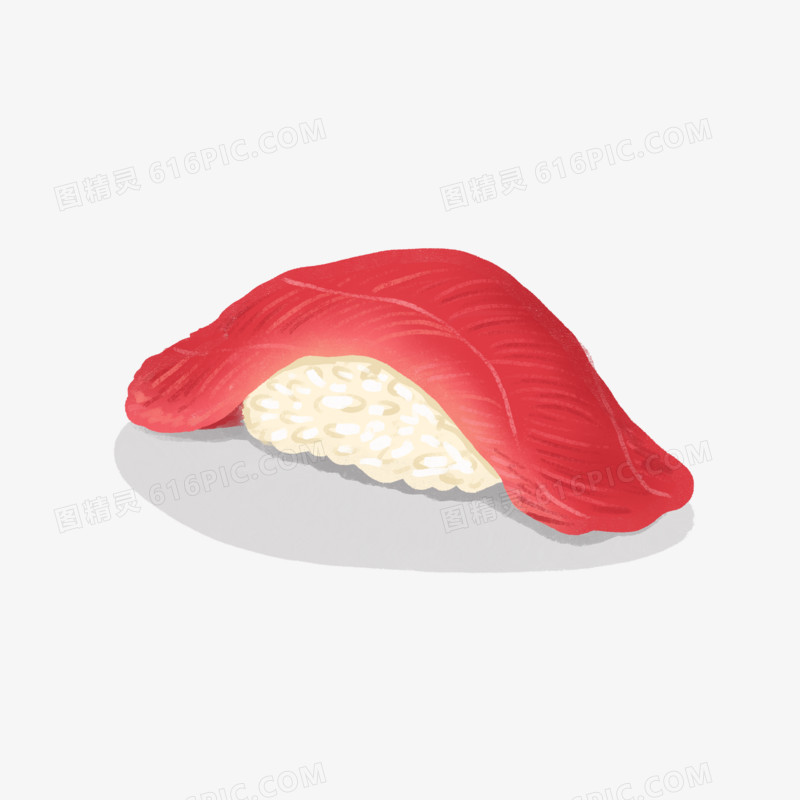 手绘插画寿司美食免抠元素