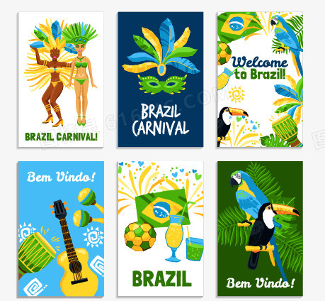 巴西热带风情海报