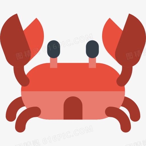 张牙舞爪的大螃蟹