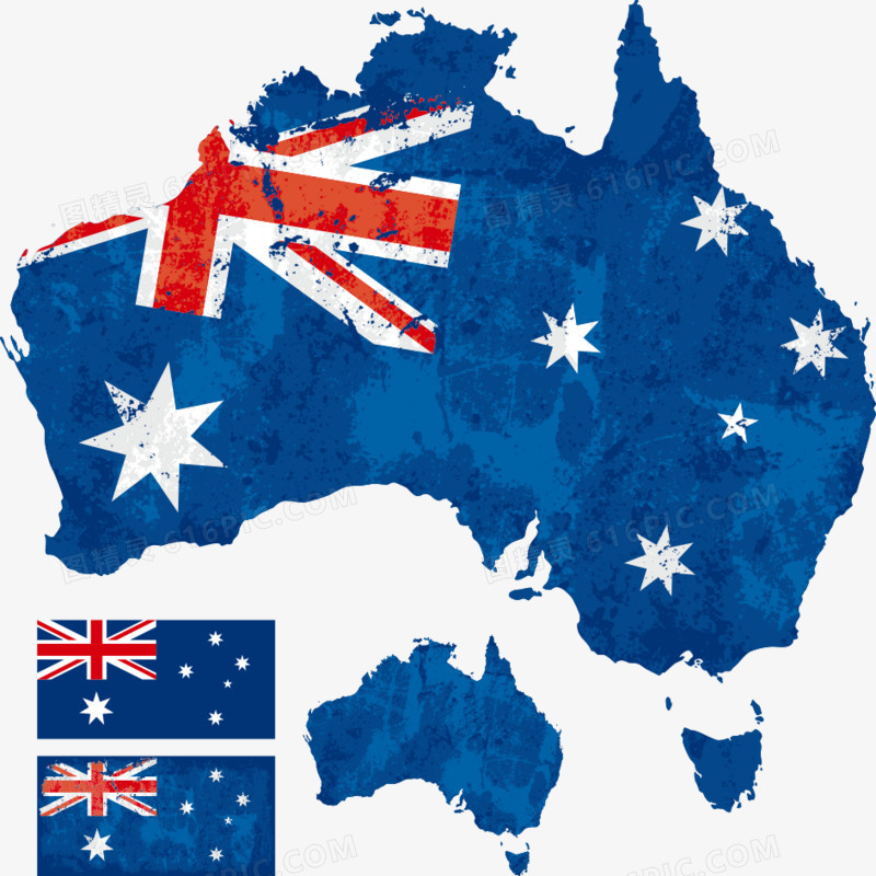 矢量澳大利亚国旗