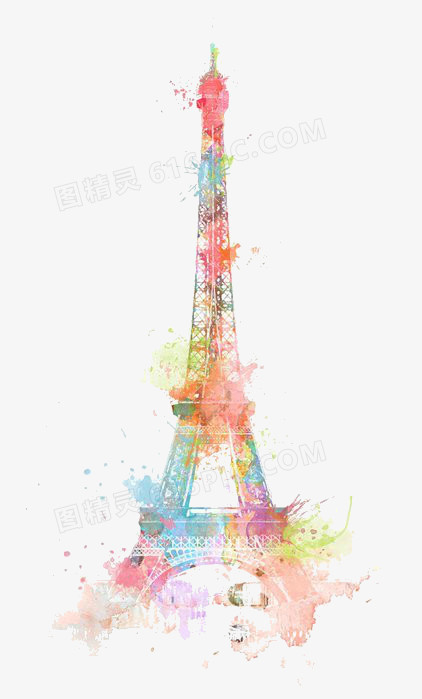 复古  可爱 巴黎铁塔