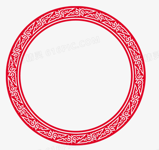 中国风纹理圆形图片