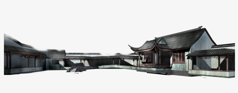 四合院 中国风 古代房子