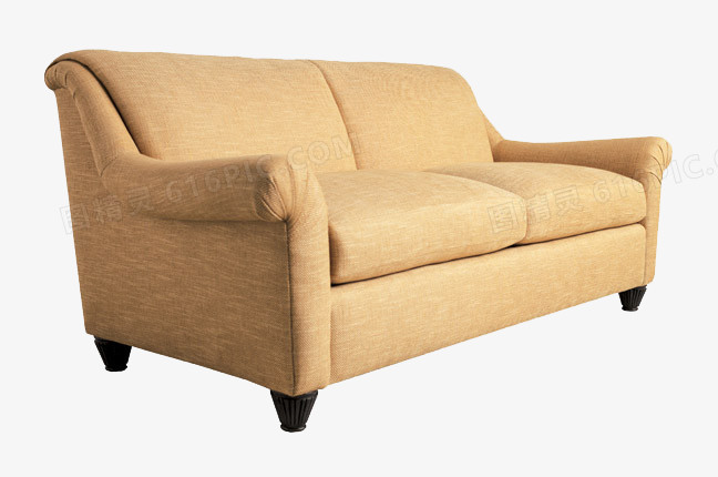家居素材沙发椅图标 白色简约沙发