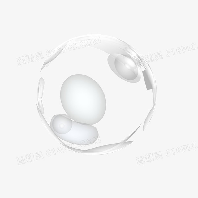 白色气泡