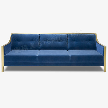 家具素材创意 蓝色沙发