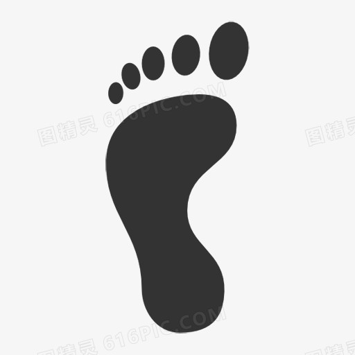 left footprint icon