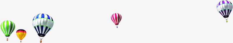 彩色户外旅行热气球设计