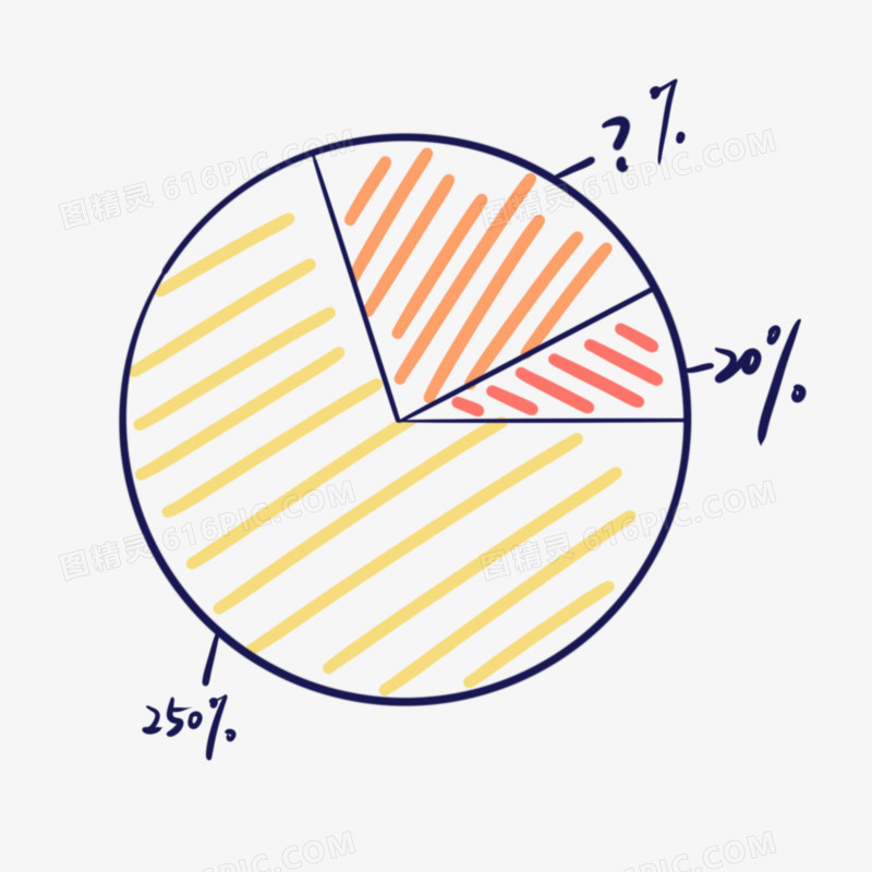 手绘数学课件概率图表素材