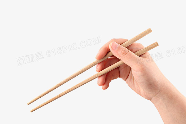 握着筷子的手