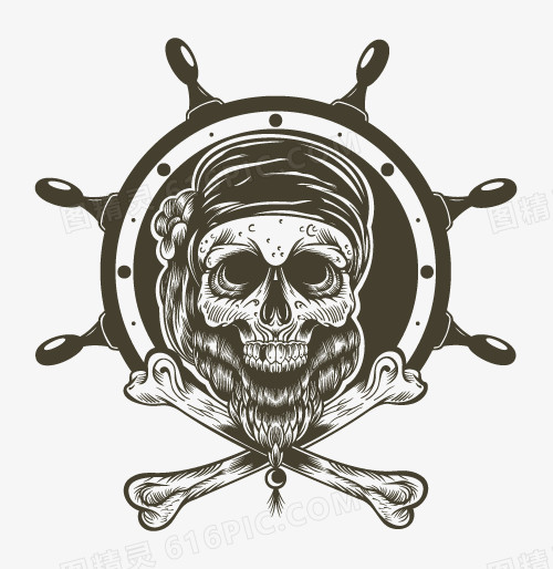 纹身海盗艺术创意图