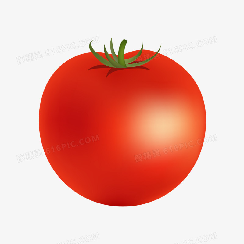 手绘西红柿免抠元素